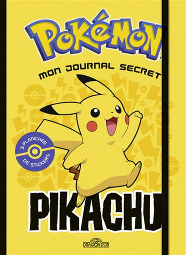 Couverture de Pokémon : mon journal secret Pikachu par The Pokémon Company