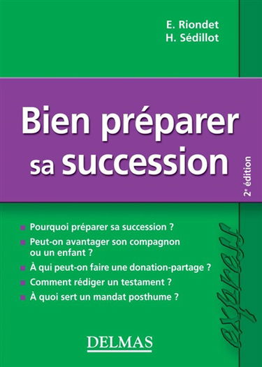 Bien préparer sa succession