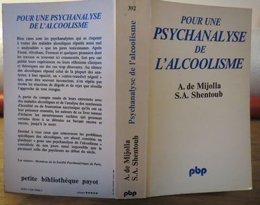 Pour une psychanalyse de l'alcoolisme