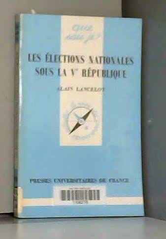 Les élections nationales sous la Ve République