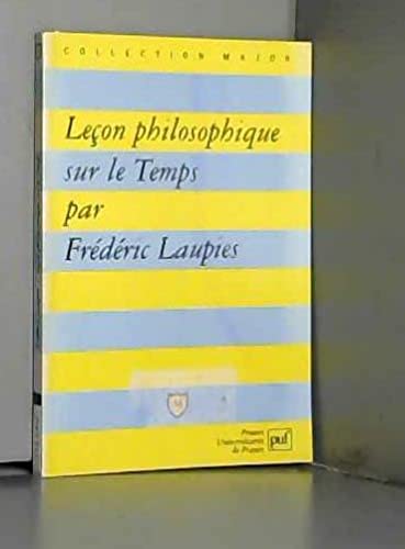 Leçon philosophique sur le temps