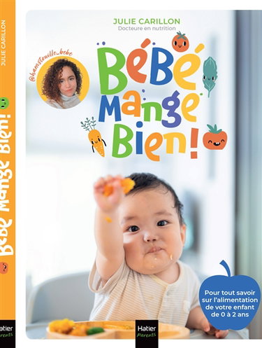 Couverture de Bébé mange bien ! : pour tout savoir sur l'alimentation de votre enfant de 0 à 2 ans