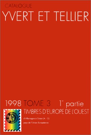 Tome 3 europe de l'ouest première partie a a g 1998 édition 101 ed