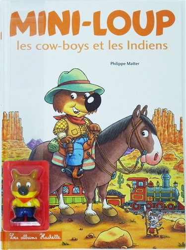 Couverture de Mini-Loup, les cow-boys et les Indiens