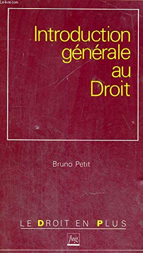 Introduction generale au droit