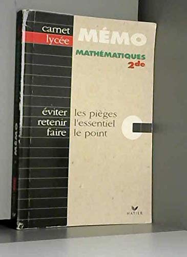 Mathématiques 2e