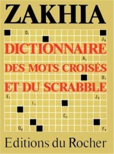 Dictionnaire des mots croisés et du scrabble