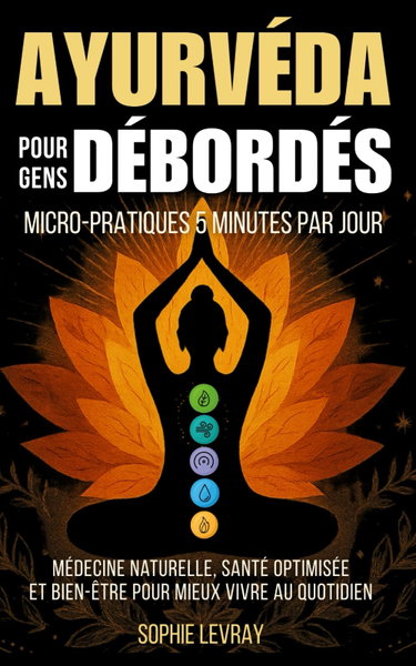 Couverture de Ayurvéda pour gens débordés: Micro-pratiques 5 minutes par jour | Médecine naturelle, santé optimisée et bien-être pour mieux vivre