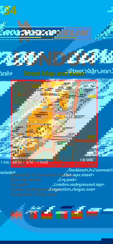 Plan Michelin Londres.