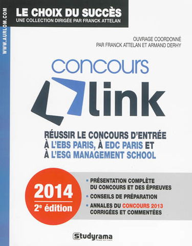 Réussir le concours link : concours 2014