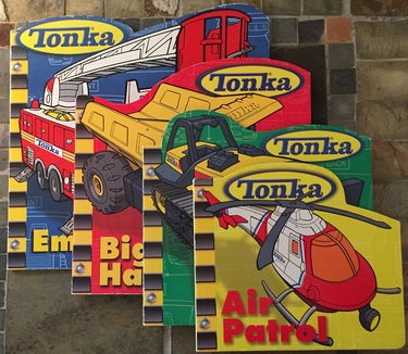 Dozer and Diggers, Big Haulers, Air Patrol and Emergency (Tonka 4 Book Set)