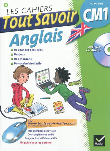 Les cahiers tout savoir anglais : CM1, 9-10 ans
