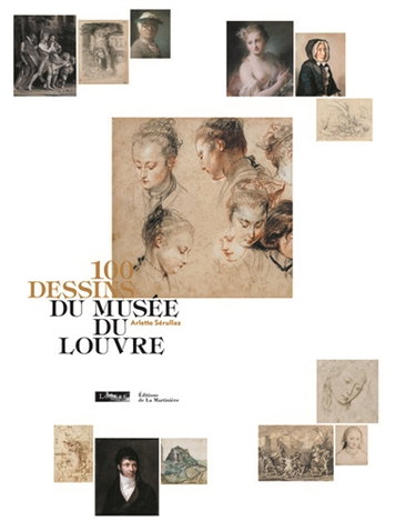 Couverture de 100 dessins du Musée du Louvre par Arlette Sérullaz