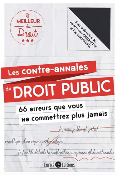 Les contre-annales du droit public : 66 erreurs que vous ne commettrez plus jamais