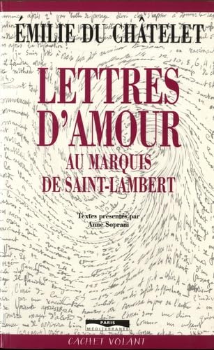 Lettres au marquis de Saint-Lambert