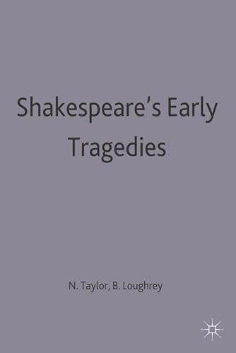 Couverture de Shakespeare's Early Tragedies
