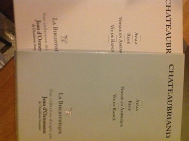 ATALA - RENE - VIE DE RANCE - VOYAGE EN AMERIQUE. T13