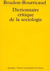 Dictionnaire critique de la sociologie