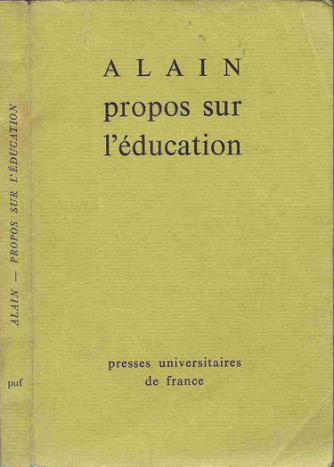 Propos sur l'éducation