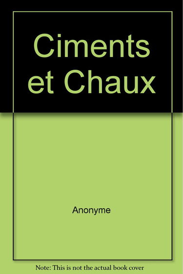 Ciments et Chaux