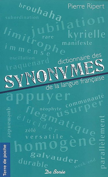 Dictionnaire des synonymes de la langue française