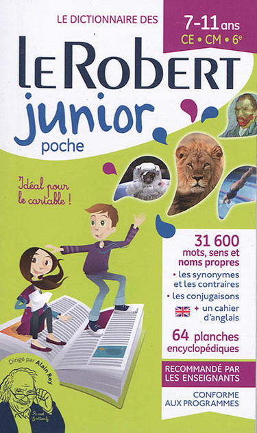 Le Robert junior poche : le dictionnaire des 7-11 ans, CE-CM-6e