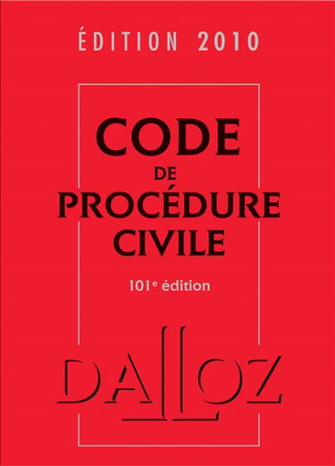 Code de procédure civile : édition 2010