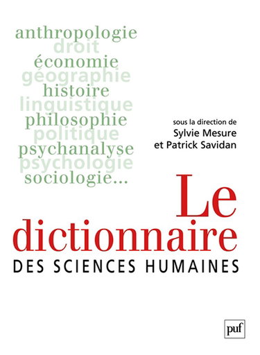 Le dictionnaire des sciences humaines