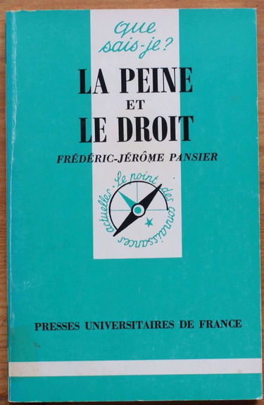 La Peine et le droit