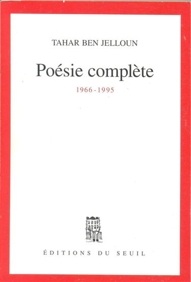 Poésie complète : 1966-1995