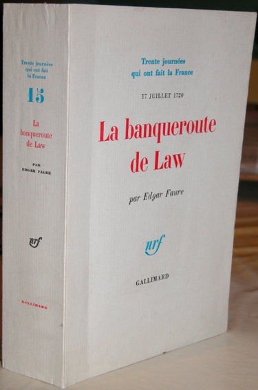 Couverture de LA BANQUEROUTE DE LAW: 17 JUILLET 1720)