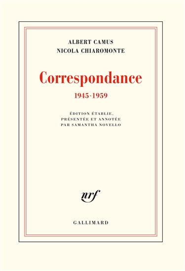 Correspondance : 1945-1959