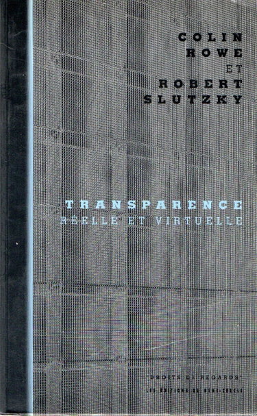 Couverture de Transparence : réelle et virtuelle