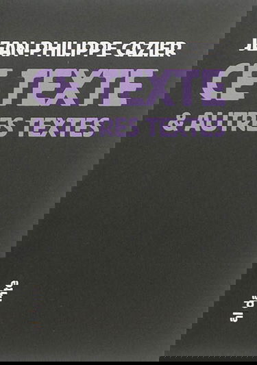 Ce texte et autres textes