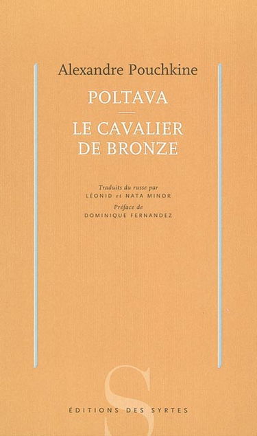 Poltava. Le cavalier de bronze