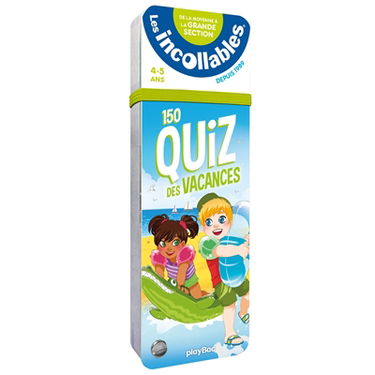 Les incollables : 150 quiz des vacances : de la moyenne à la grande section, 4-5 ans
