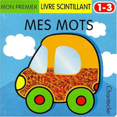 Mon premier livre scintillant : mes mots