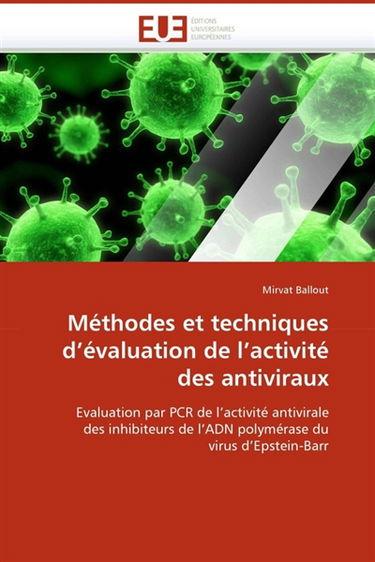 Méthodes et techniques d'évaluation de l'activité des antiviraux