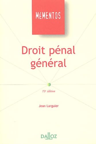 Droit pénal général
