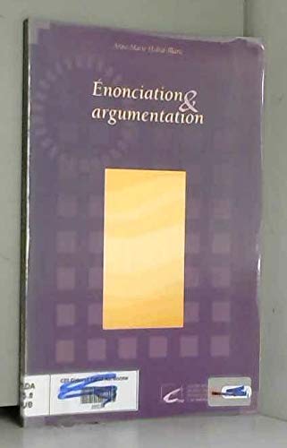 Enonciation et argumentation