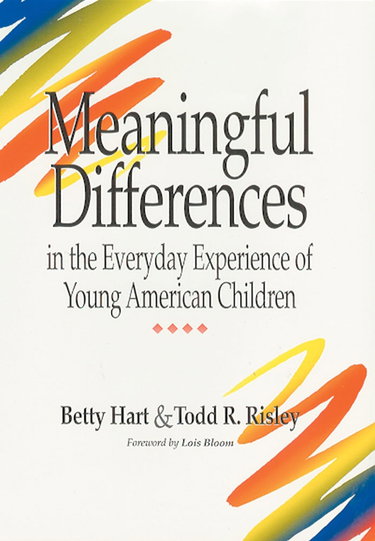 Couverture de Meaningful Differences in the Everyday Experience of Young American Children