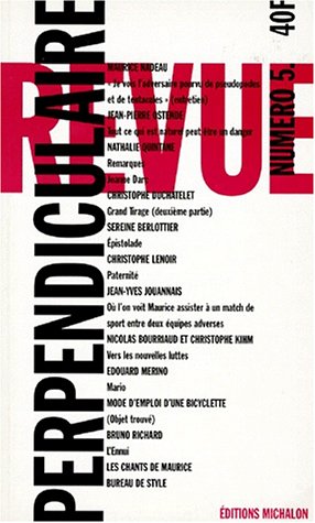 Revue perpendiculaire, numéro 5