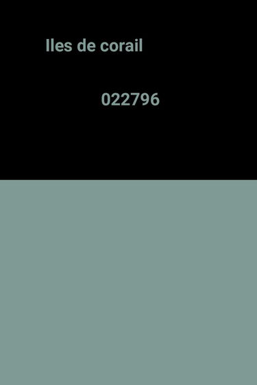 Iles de corail 022796