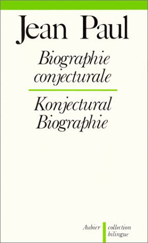 Biographie conjecturale. Konjectural Biographie : 1799