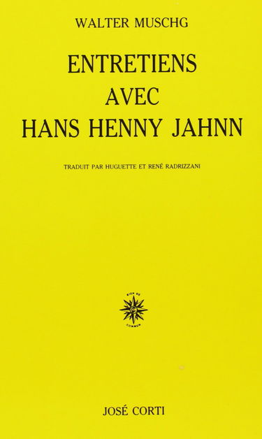 Entretiens avec Hans Henny Jahnn