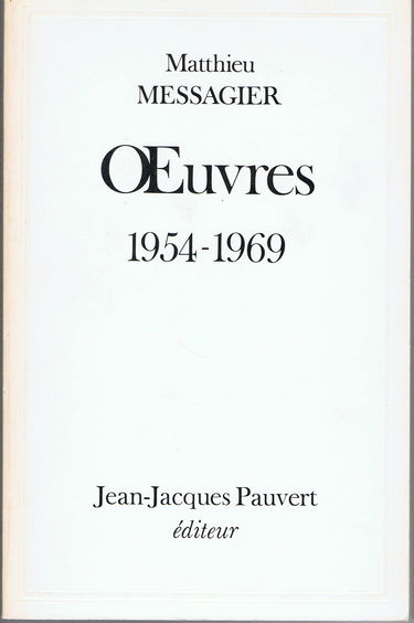 Oeuvres, 1954-1969