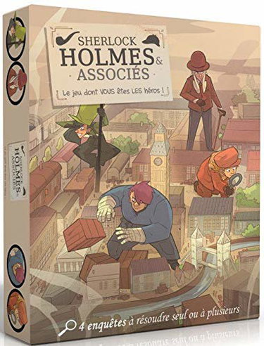 Couverture de Sherlock Holmes & associés : le jeu dont vous êtes les héros
