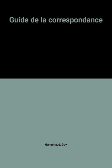 Guide de la correspondance
