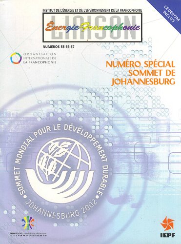 Couverture de Numéro spécial Sommet de Johannesburg