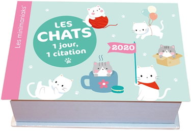 Couverture de Les chats : 1 jour, 1 citation 2020